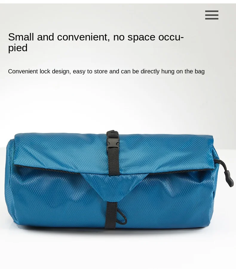 Travel Foldable Toiletry Bag Men's Portable Dry and Wet Separation Travel Wash Waterproof Women's Makeup Bag