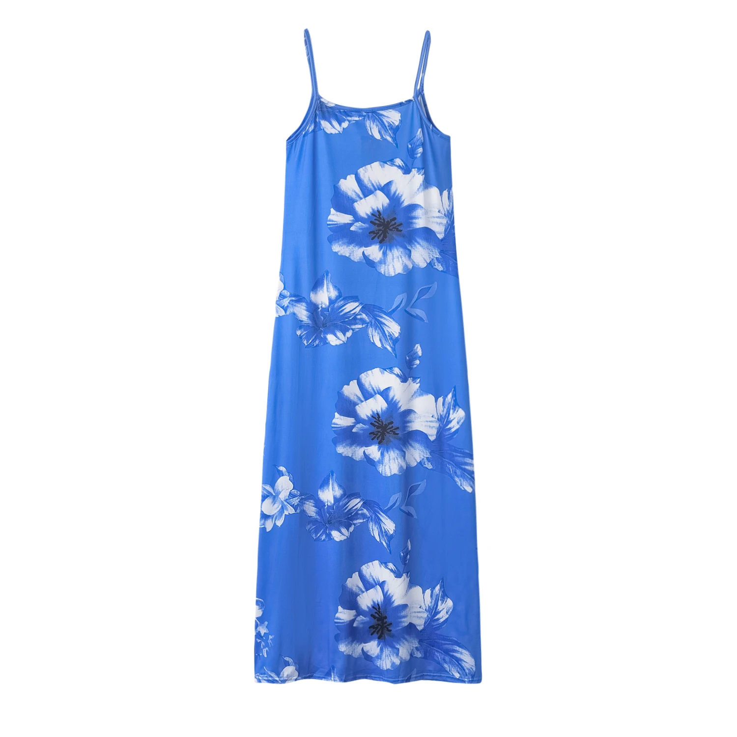 Hot Summer AmazoneBayNew Women's Clothing Sexy Low Cut Printed Floral Strap Dress