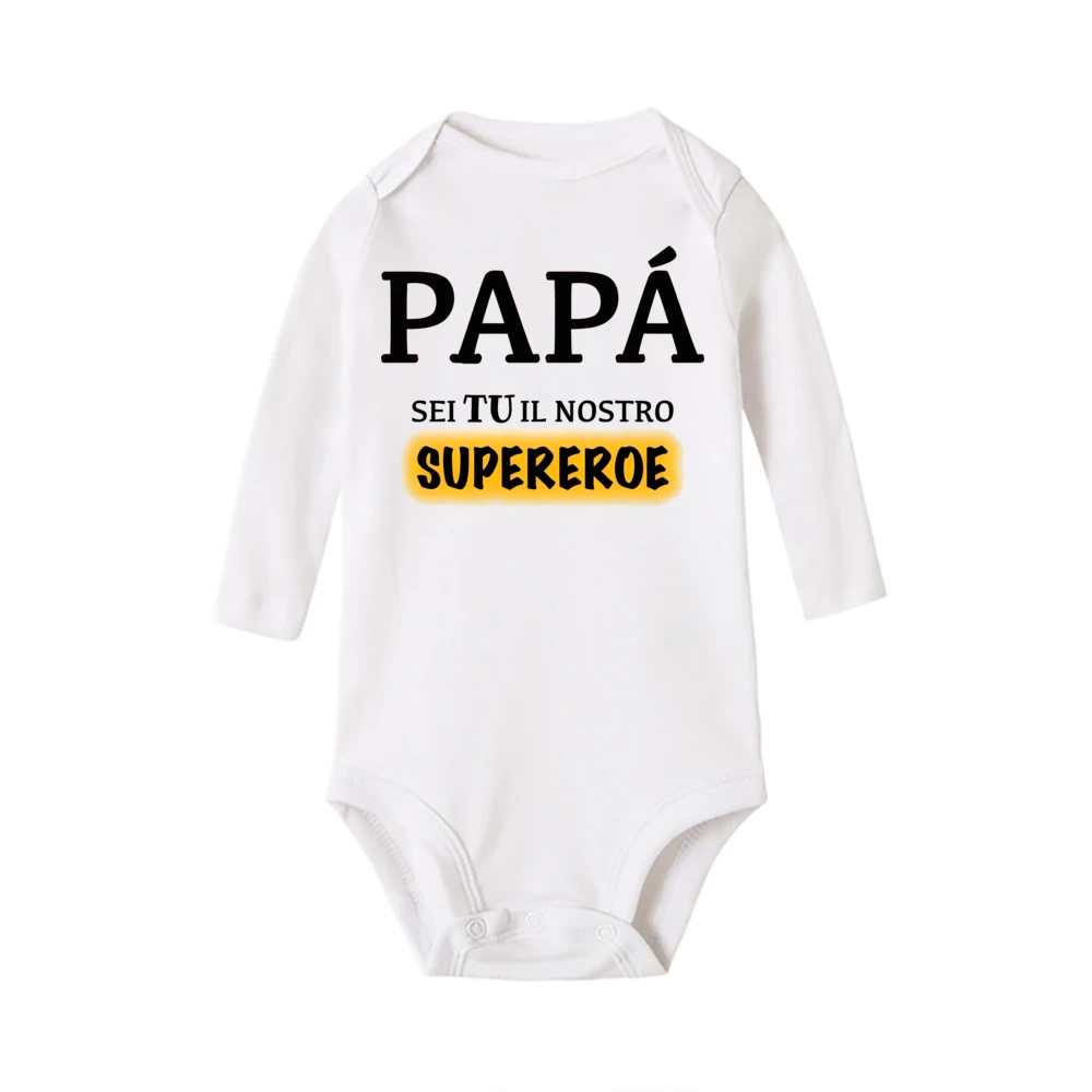 Happy Birthday To You Dad Mom We Love You Baby Bodysuit Pattern Print Jumpsuit Long Sleeve Romper Holiday Party Baby Clothes