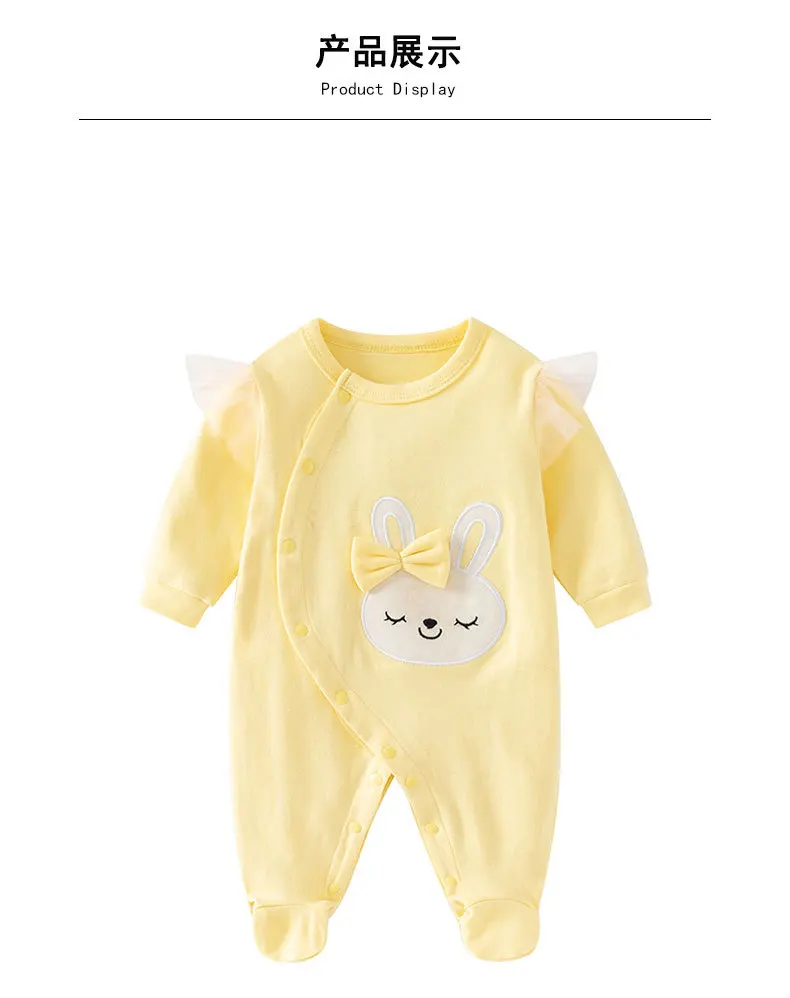 Newborn Baby Clothes Spring Baby Romper Princess style girls Sleepsuit Girl Sleepwear One-pieces Jumpsuit Baby Clothing Jumpsuit