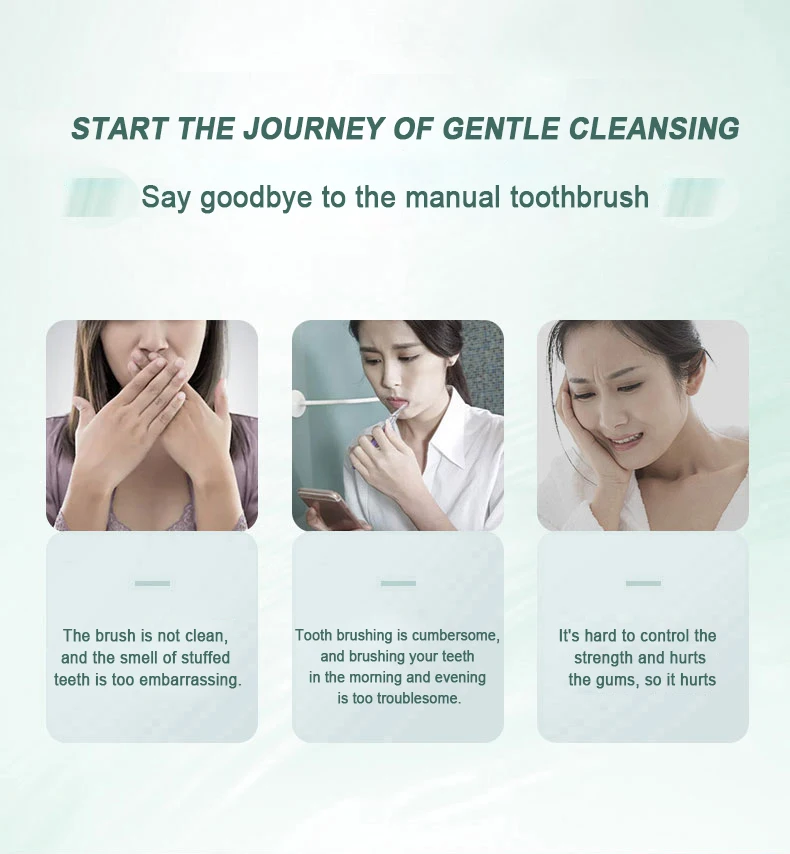 New 2024 N100 Sonic Electric Toothbrush Adult Timer Brush 6 Mode USB Charger Rechargeable Tooth Brushes Replacement Heads Set
