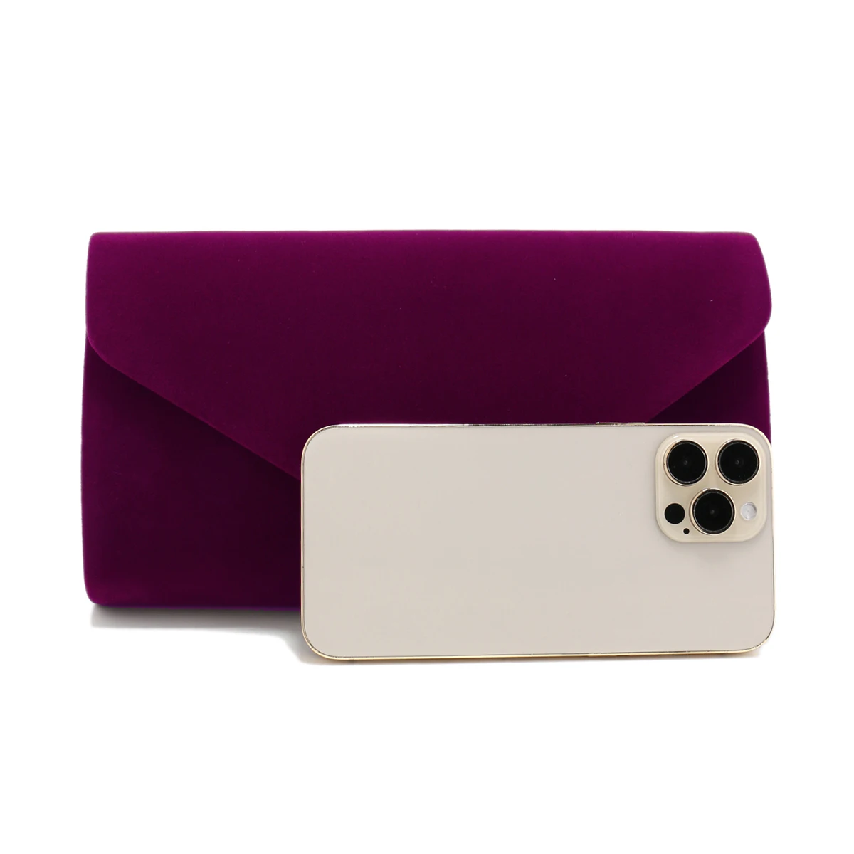 Red Color Women Evening Bags Cover Envelope Design Party Wedding Girl Handbags With Chan Shoulder Clutch Velvet Fashion Purse