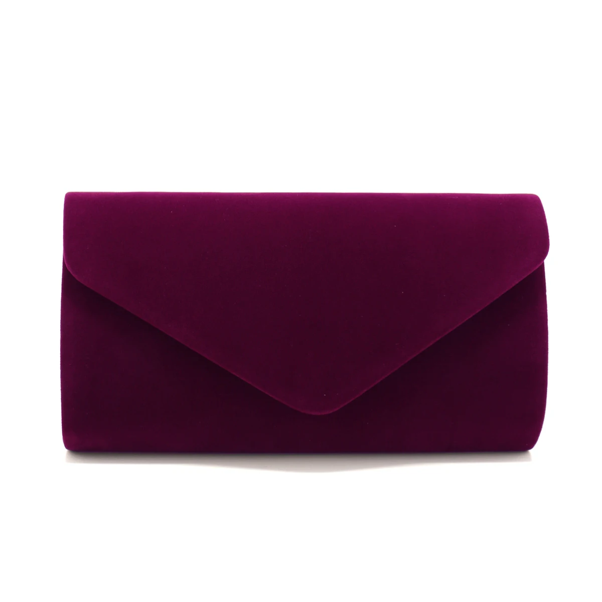 Red Color Women Evening Bags Cover Envelope Design Party Wedding Girl Handbags With Chan Shoulder Clutch Velvet Fashion Purse