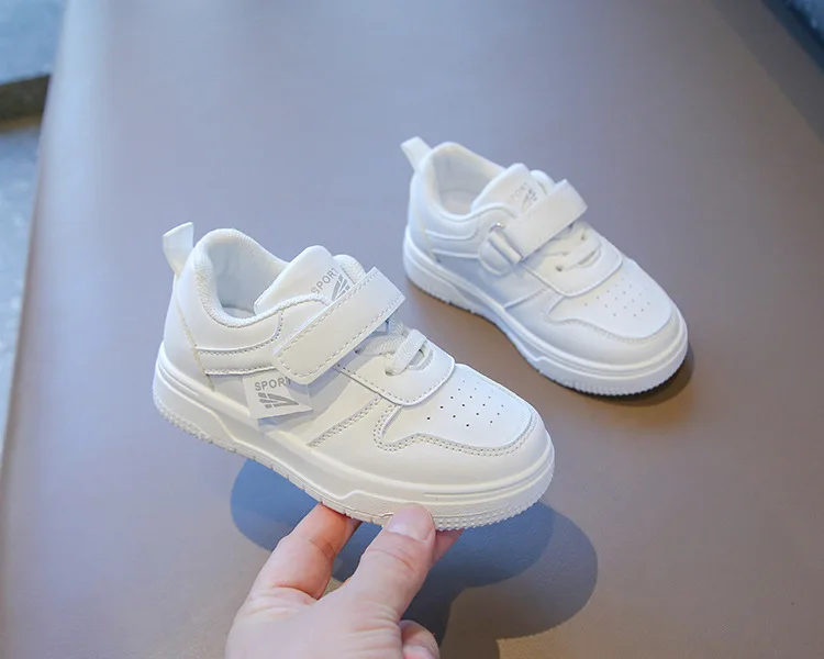 Baby Kid's Spring Autumn New Small White Shoes Tenis Sneakers Children Soft Sole Anti Slip Sneaker Toddler Casual Sport Shoes