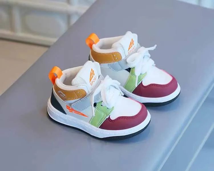 Baby Kid's Spring Autumn New Small White Shoes Tenis Sneakers Children Soft Sole Anti Slip Sneaker Toddler Casual Sport Shoes