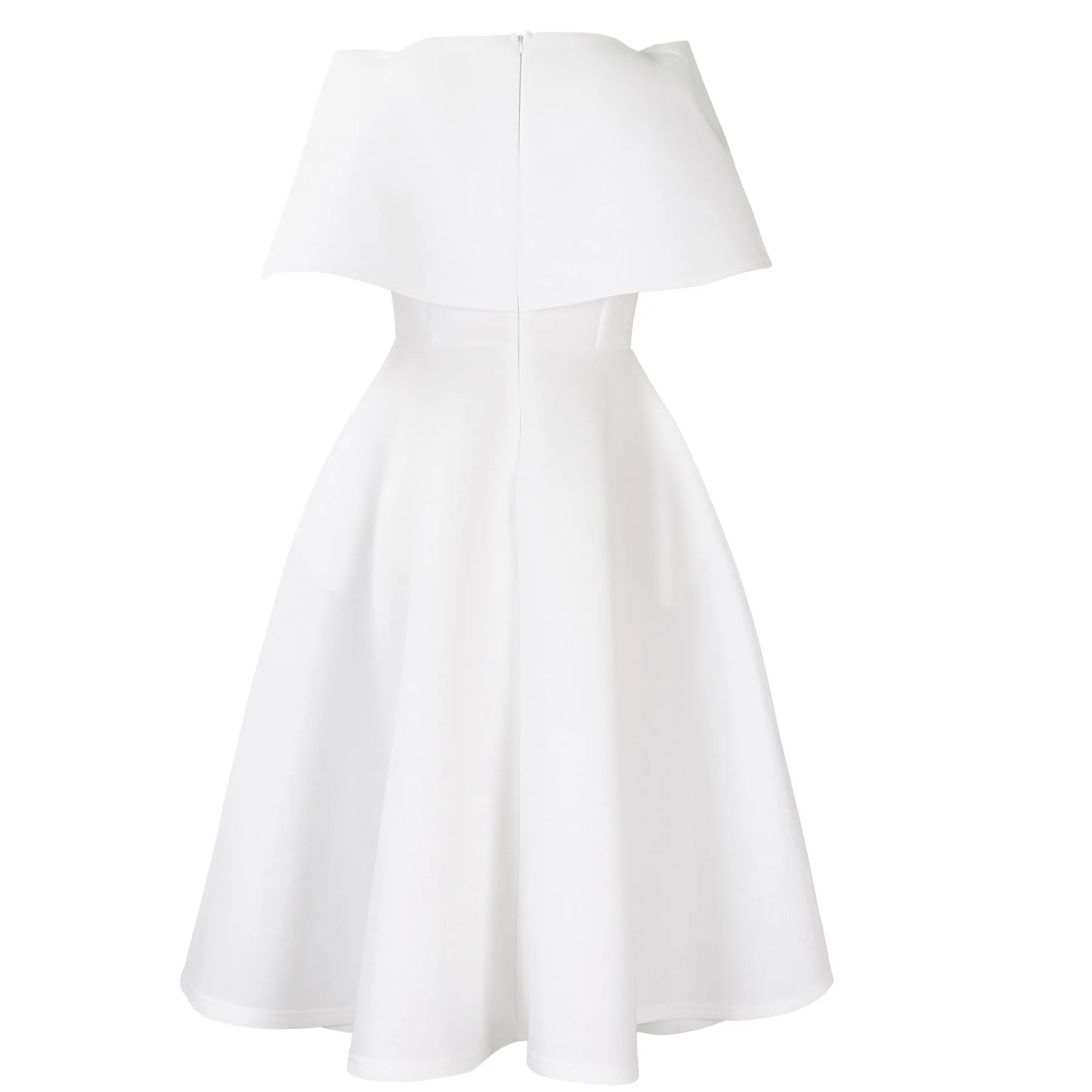 Elegant Dresses Woman 2024 Wedding Party Off the Shoulder Puff Sleeve A Line Pleated Mid Calf Luxury Birthday Night Vestidos Hot
