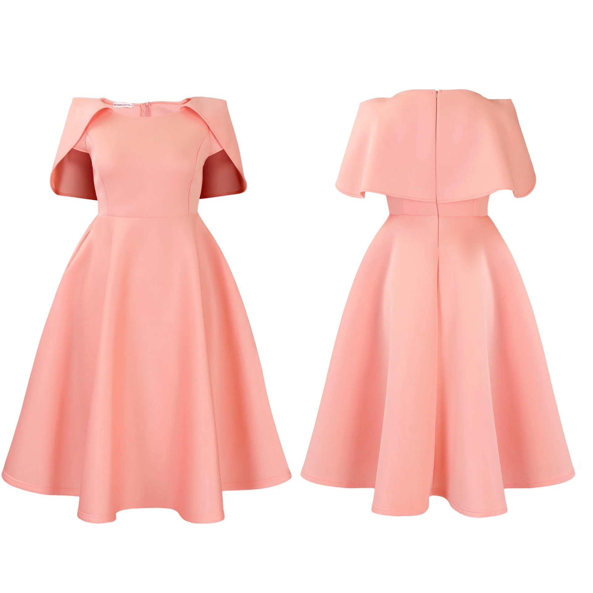 Elegant Dresses Woman 2024 Wedding Party Off the Shoulder Puff Sleeve A Line Pleated Mid Calf Luxury Birthday Night Vestidos Hot