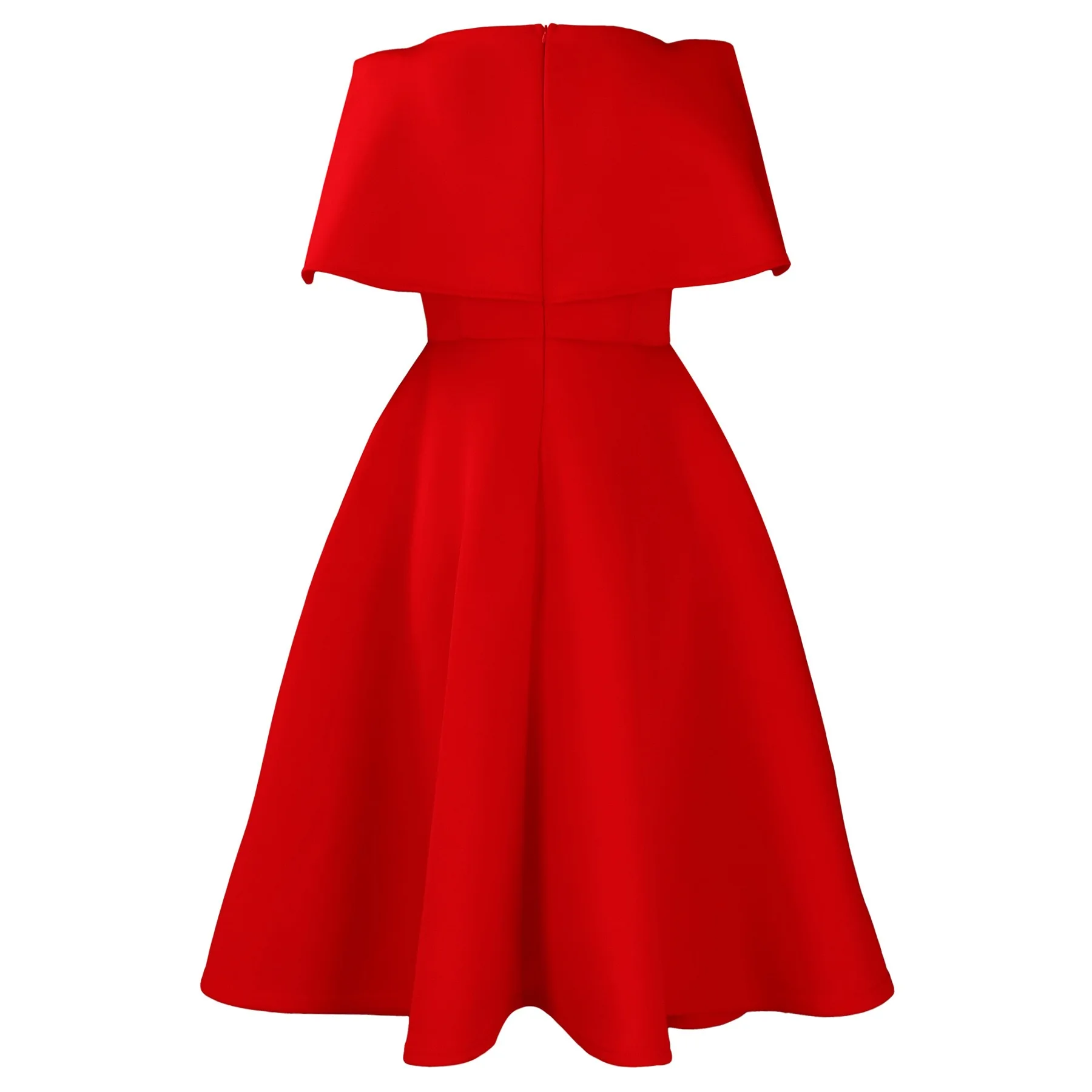Elegant Dresses Woman 2024 Wedding Party Off the Shoulder Puff Sleeve A Line Pleated Mid Calf Luxury Birthday Night Vestidos Hot