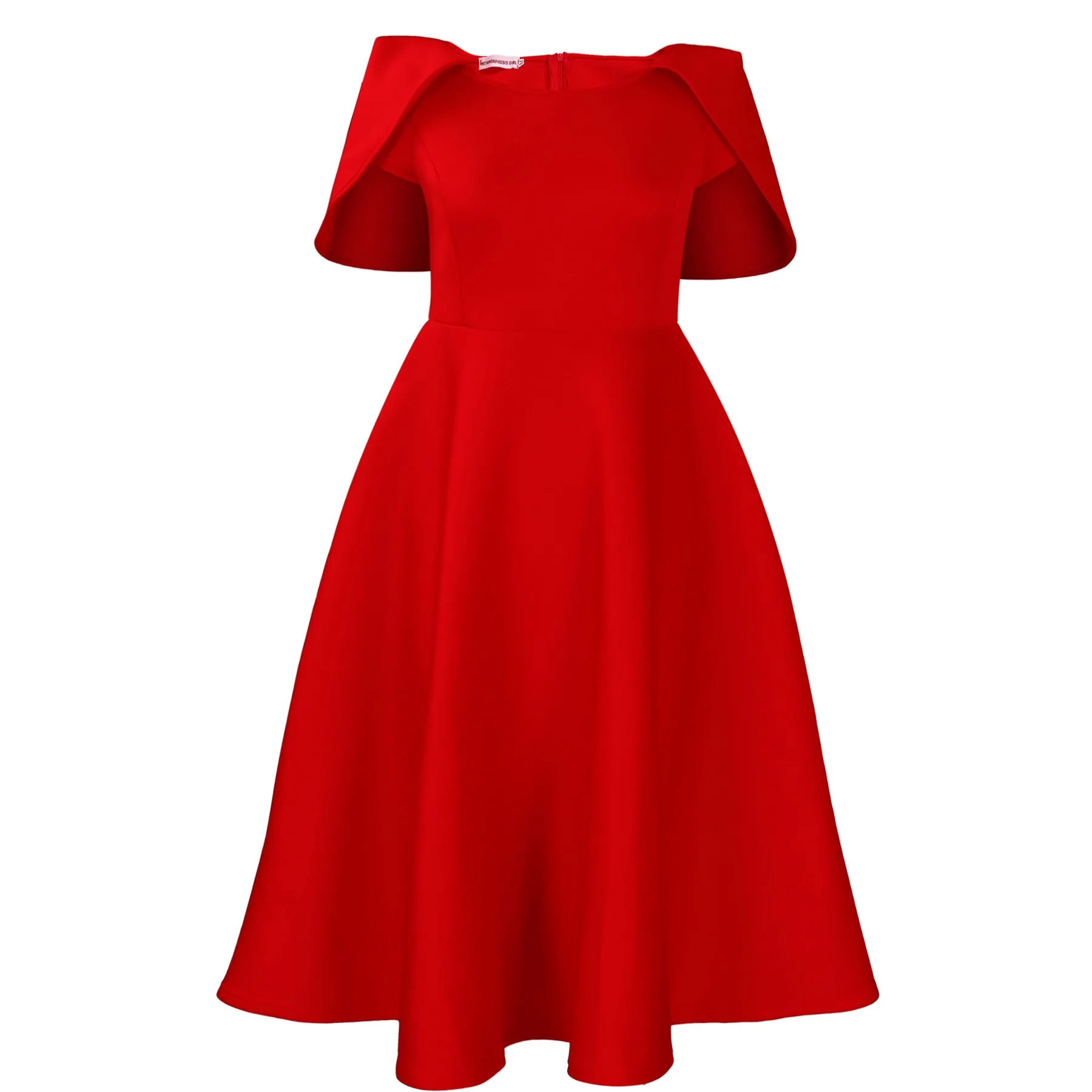 Elegant Dresses Woman 2024 Wedding Party Off the Shoulder Puff Sleeve A Line Pleated Mid Calf Luxury Birthday Night Vestidos Hot