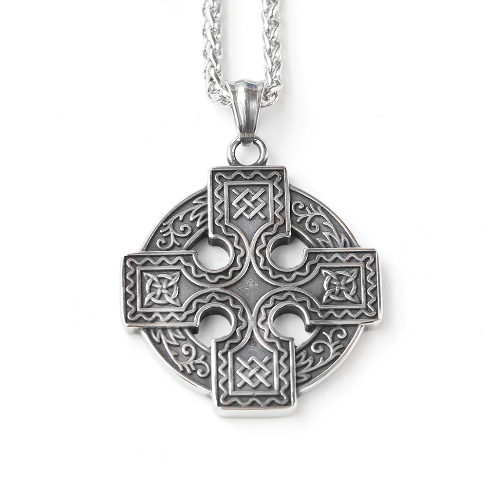 2024 Vintage Vikings Tree of Life Necklace Men Various Nordic Amulet Celtic Stainless Steel Pendant Necklace Charm Jewelry