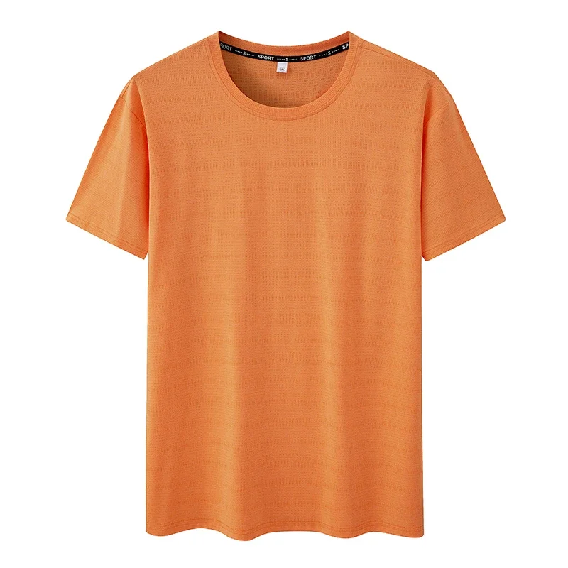 Plus Size T-shirt for Men 7XL/6XL 110-175kg Summer Quick Drying Round Neck Short Sleeve Oversized T Shirt Big Size Men Clothing
