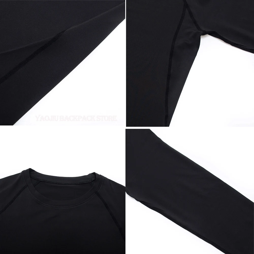 Men's Rash Guard Anime Manga Print Gym Compression Shirts Fitness Quick Dry Rashguard Sport Tops Tees Outdoor Summer SPF 60 Male