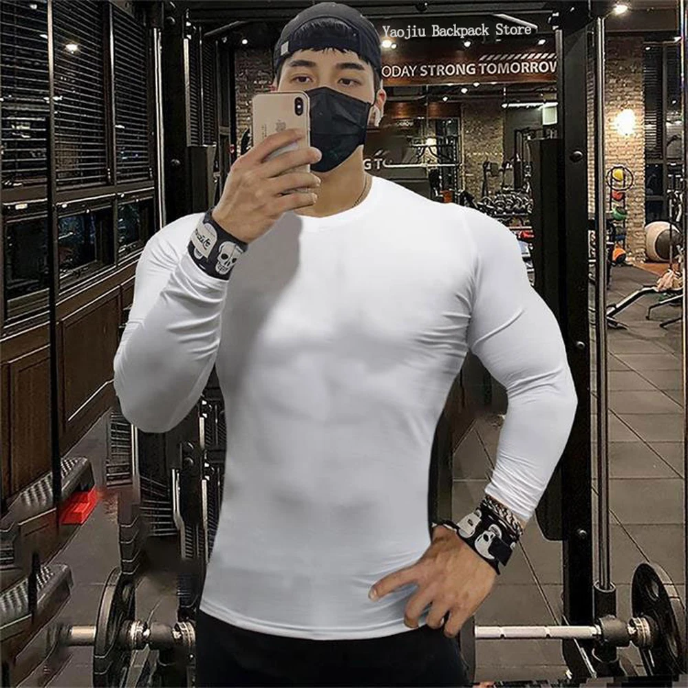 Men's Rash Guard Anime Manga Print Gym Compression Shirts Fitness Quick Dry Rashguard Sport Tops Tees Outdoor Summer SPF 60 Male