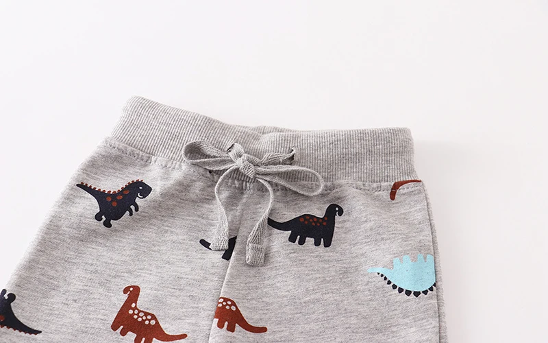 Little maven Korean Cotton Autumn Spring Baby Boys Children'Clothing Cartoon Dinosaur Trousers Kids Clothes Sweatpants Pants