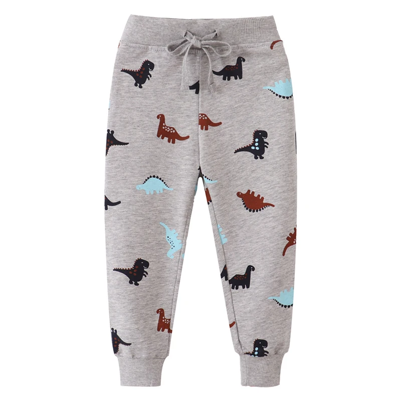 Little maven Korean Cotton Autumn Spring Baby Boys Children'Clothing Cartoon Dinosaur Trousers Kids Clothes Sweatpants Pants