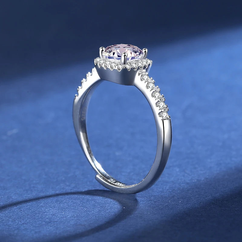 GRA Certificate D VVS1 Moissanite Ring 925 Silver Plating for Women Jewelry Wedding Rings For Men With Pass Diamond Tester Pen
