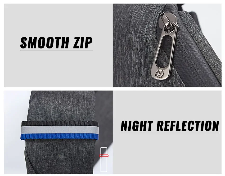 DIENQI Shoulder Bags for Men Thinlight Body Pocket Men's Crossbody Bag Multi-pocket Pouch Anti Theft Security Male Holster Bag