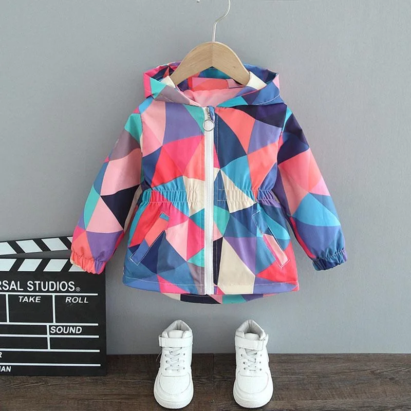 Fashion Dogs Baby Boys Jackets Casual Hooded Zipper Kids Windbreaker Coat Cartoon Boys Outerwear 1 2 3 4 5 6 Years Kids Clothes
