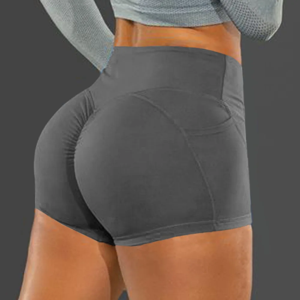 High Waist Hip Lifting Shorts Seamless Fitness Shorts High Elastic Hip Liftting Knitting Sports Running Fashion Hip Lifting Pant