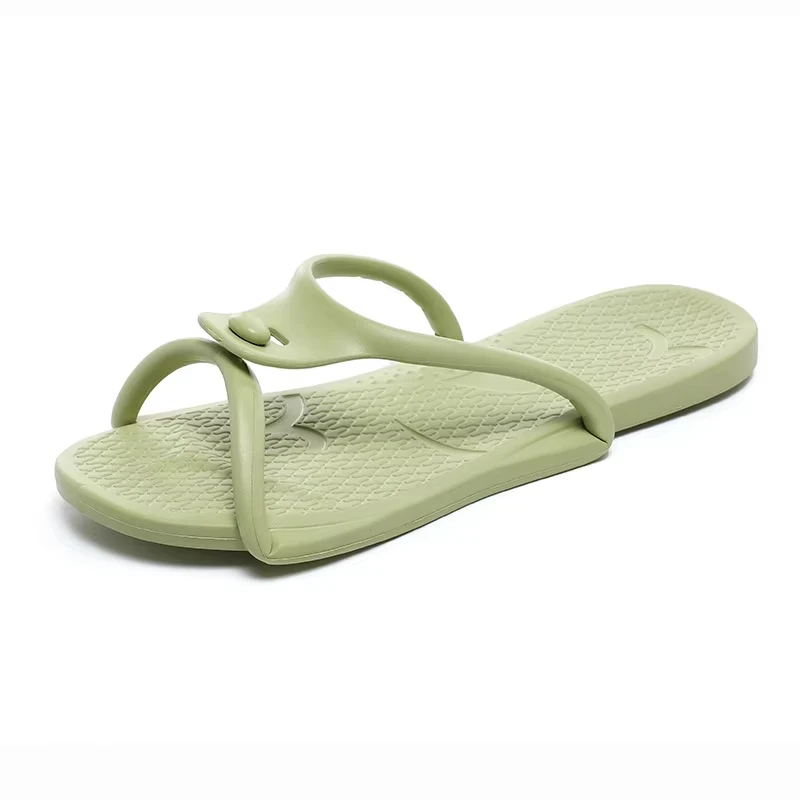 2024 Summer Women Folding Slippers Adults Portable Trip Travel Sandals Couples Indoor Soft Slides Men Beach Non-slip EVA Shoes