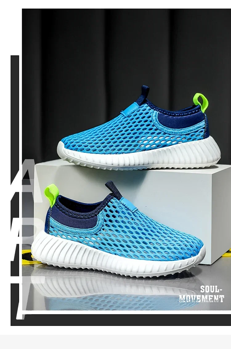 Sports Shoes for Children Summer Fashion Kids Running Shoes Boys Sneakers Tennis Girl Mesh Breathable Trainers Zapatillas Niño 8