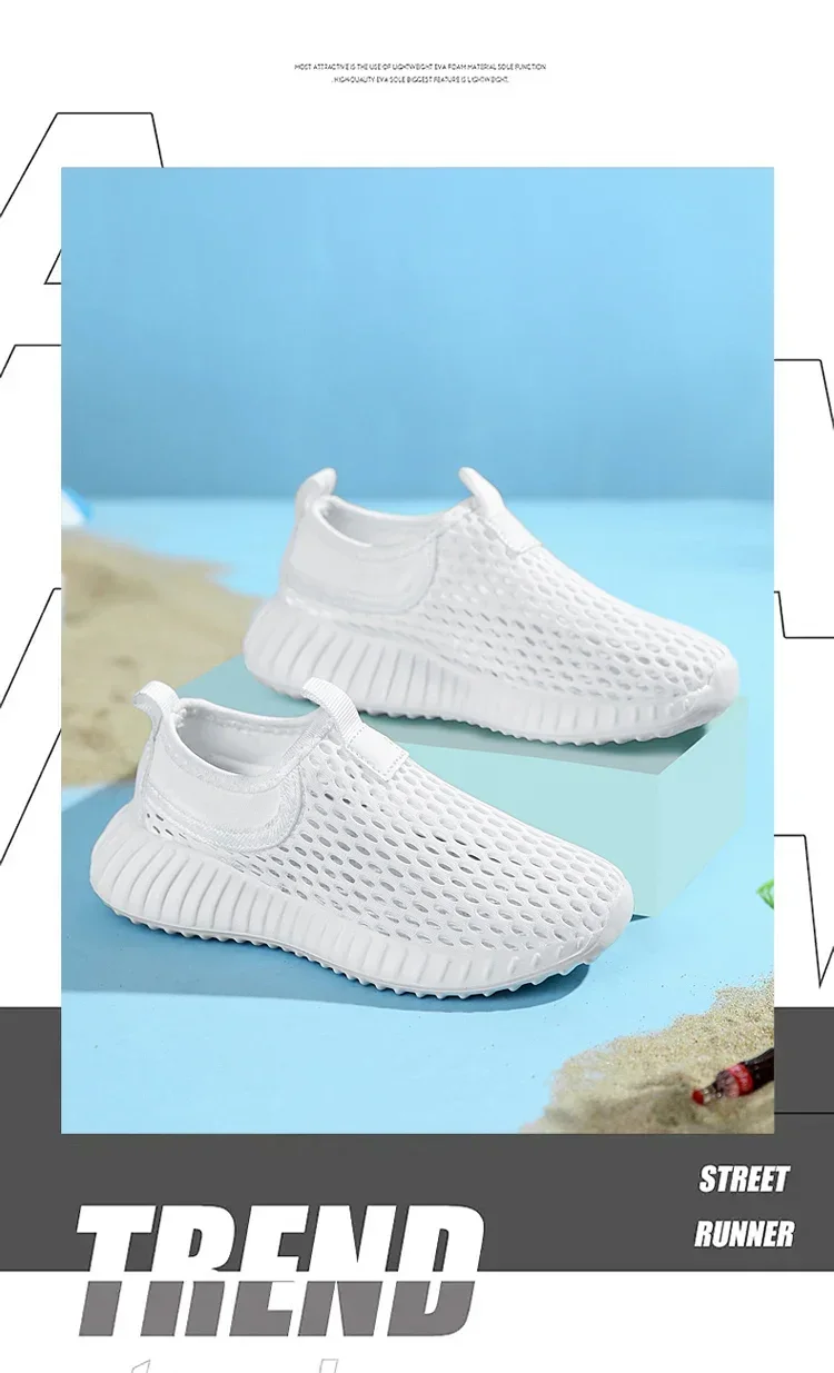 Sports Shoes for Children Summer Fashion Kids Running Shoes Boys Sneakers Tennis Girl Mesh Breathable Trainers Zapatillas Niño 8