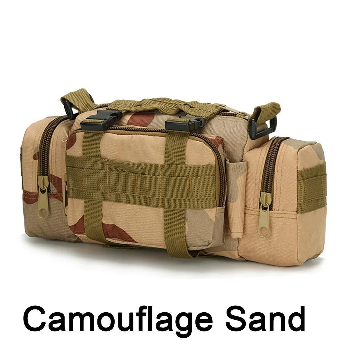 Duffel Waist Bag Molle Waterproof Fanny Packs Camera Bag EDC Utility Pouch Crossbody with Shoulder Strap Hand Carry