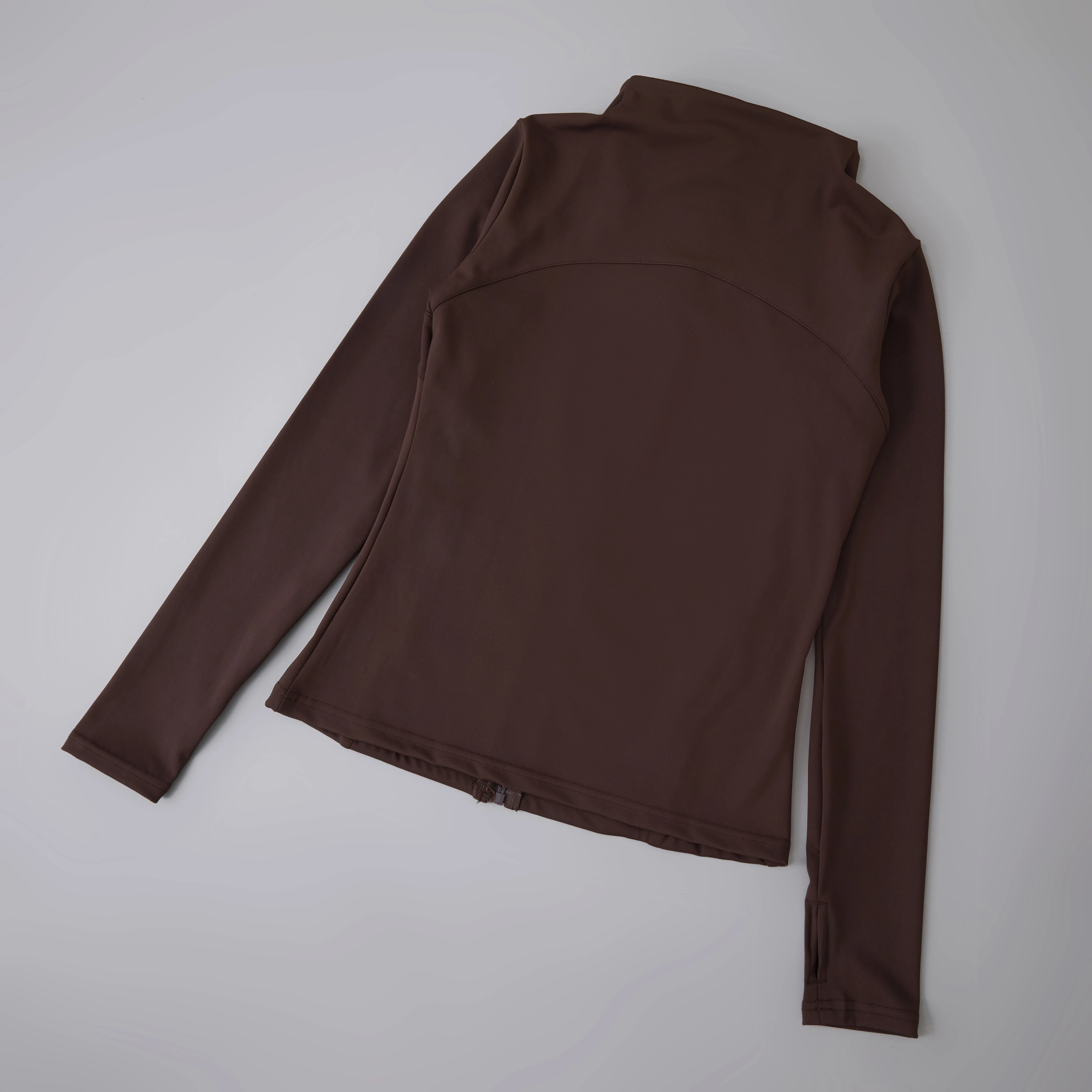 Long Sleeve sport fitness yoga clothing womens fitness crop top coat outfits for women slim yoga jackets zipper sport jacket