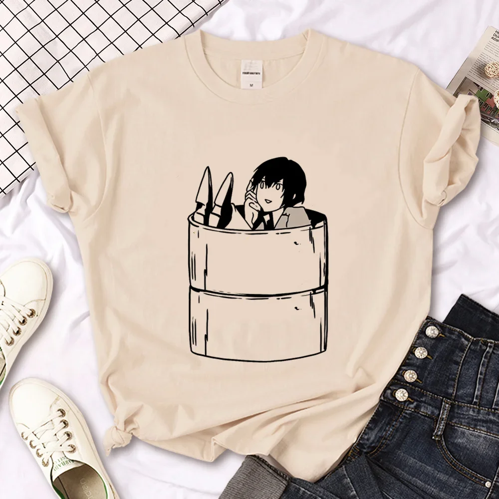 Dazai T-shirts Women Funny Streetwear Summer T Shirt Girl Designer Japanese Clothes Aesthetic Clothes