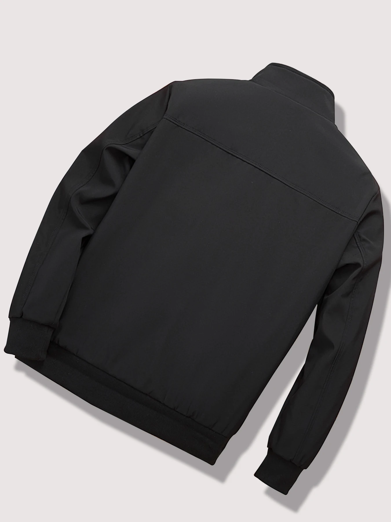 Men's Spring and Autumn New Casual Jacket 2024 New Solid Color Trend Business Casual Commuter Easiest for Match Coat Fashion Sta