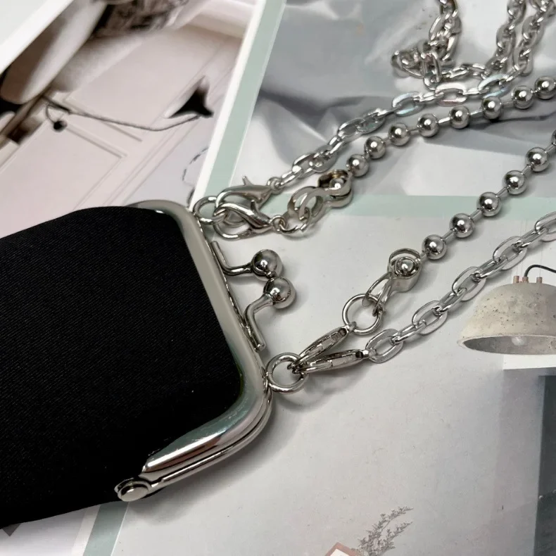 New Clip on Coin Purse for Women High-quality Denim Shoulder Bag Fashionable Lipstick Designer Mini Crossbody Bag