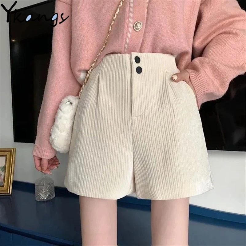 Y2K Elastic High Waist Women Lantern Shorts Summer Fashion Streetwear Casual Sports Shorts Korean All-Match Loose Harajuku Short