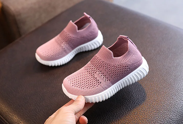 Children Shoes Soft Breathable Mesh Kids Sneakers Spring Autumn Boys Girls Casual Sport Shoes School Toddler Slip-on Shoes