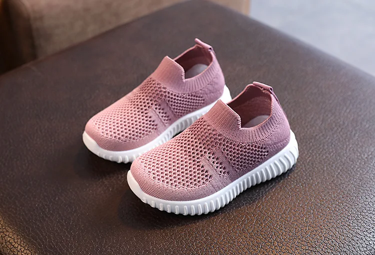 Children Shoes Soft Breathable Mesh Kids Sneakers Spring Autumn Boys Girls Casual Sport Shoes School Toddler Slip-on Shoes