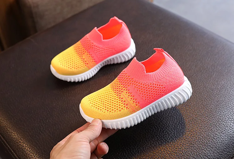 Children Shoes Soft Breathable Mesh Kids Sneakers Spring Autumn Boys Girls Casual Sport Shoes School Toddler Slip-on Shoes