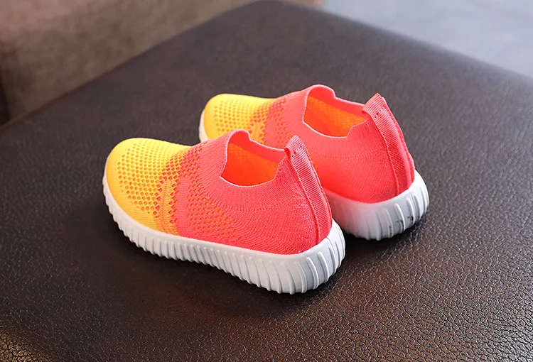 Children Shoes Soft Breathable Mesh Kids Sneakers Spring Autumn Boys Girls Casual Sport Shoes School Toddler Slip-on Shoes