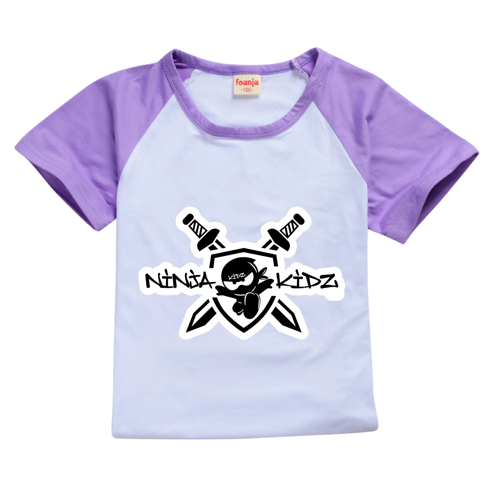 Ninja Kidz Kids Clothes Cotton Sport Tracksuits T-shirts Sweatshirt Suit Cartoon Pattern Set Teenager Baby Boys Girls Clothing