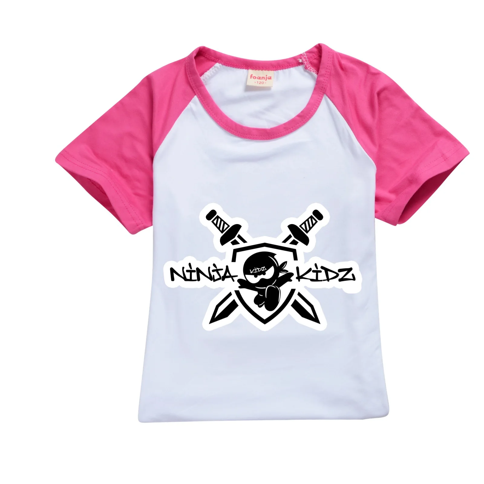 Ninja Kidz Kids Clothes Cotton Sport Tracksuits T-shirts Sweatshirt Suit Cartoon Pattern Set Teenager Baby Boys Girls Clothing