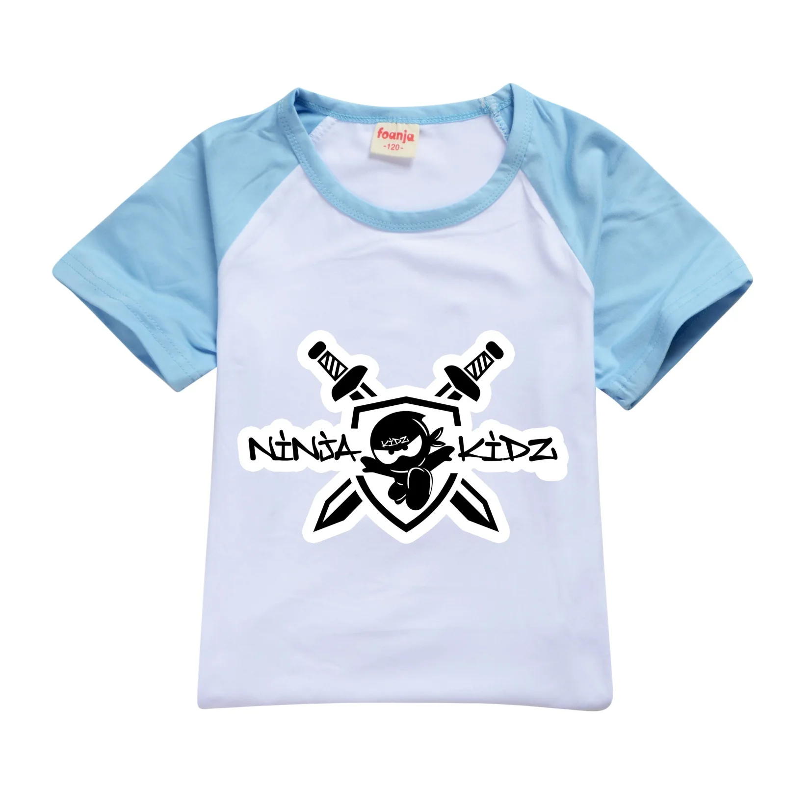 Ninja Kidz Kids Clothes Cotton Sport Tracksuits T-shirts Sweatshirt Suit Cartoon Pattern Set Teenager Baby Boys Girls Clothing
