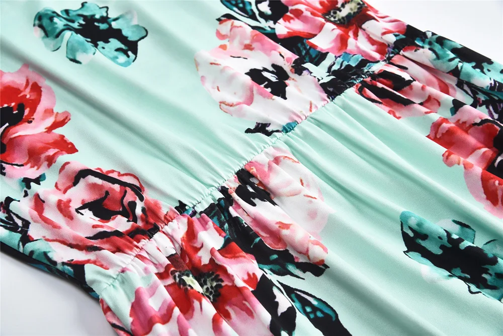 Summer Mommy and Me Family Matching Mother Daughter Flower Dresses Clothes Mom Dress Kids Child Outfits Mum Baby Girl Clothing