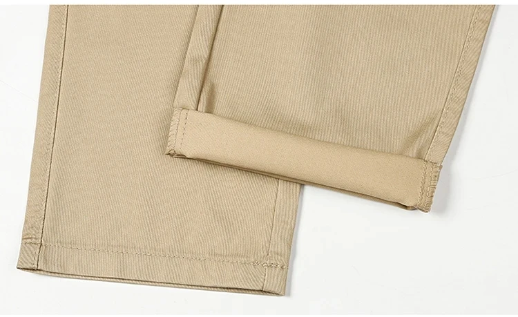Men's Classic Stretch Casual Pants Business Office Straight Male Pants Brand Clothing Fashion Soft Cozy Trousers Solid Color