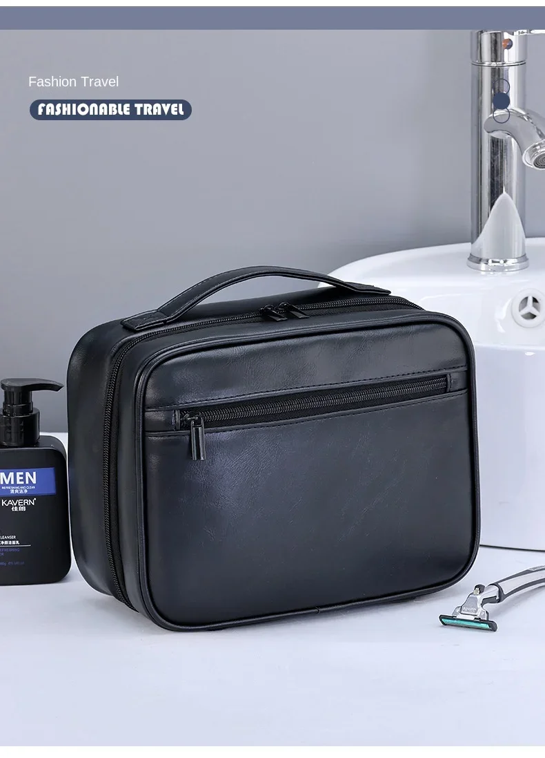 Men's Cosmetic Bags Travel Essentials Cosmetics Organizer Foldable Hanging Storage Bag Clear Waterproof Luxury Makeup Bag