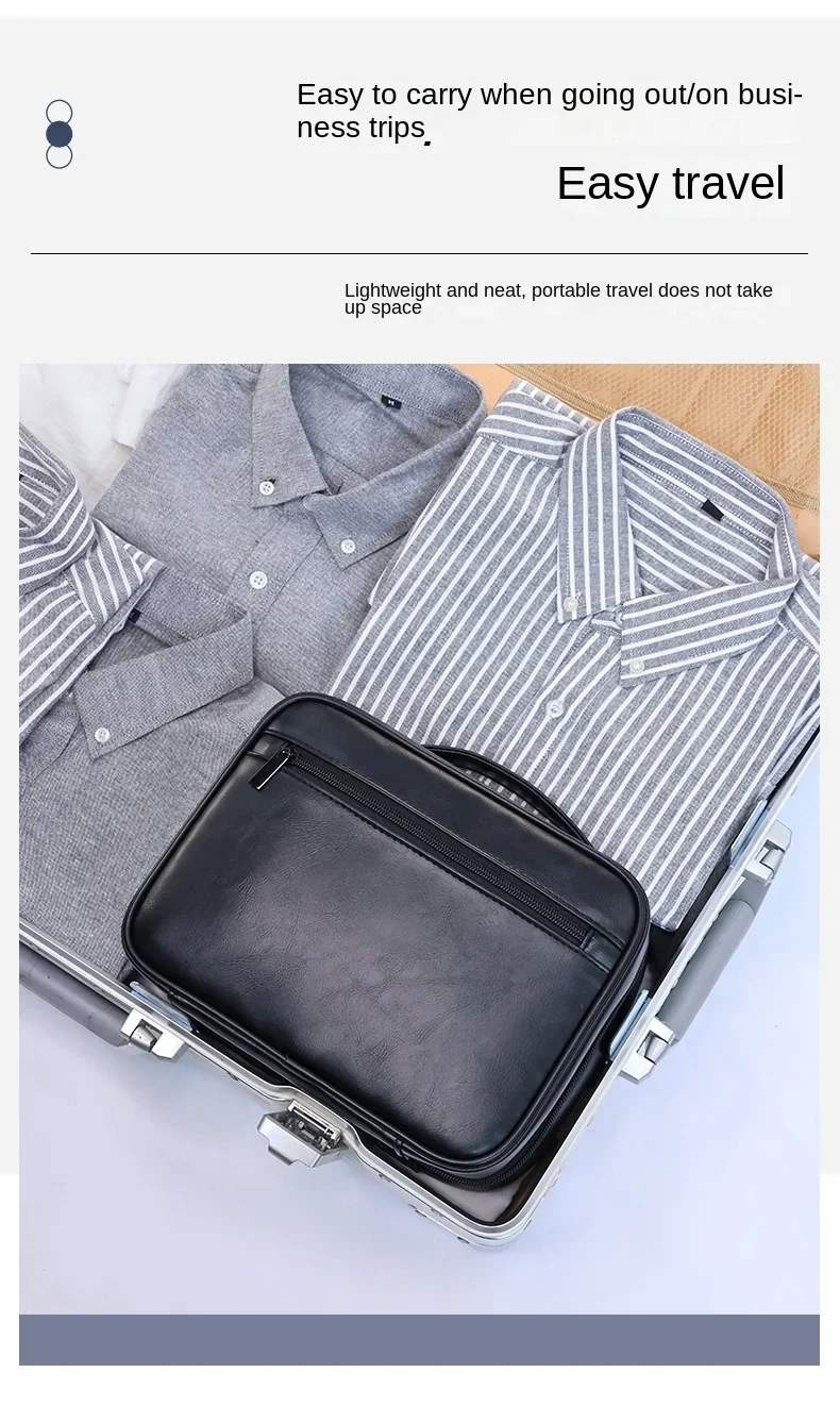 Men's Cosmetic Bags Travel Essentials Cosmetics Organizer Foldable Hanging Storage Bag Clear Waterproof Luxury Makeup Bag