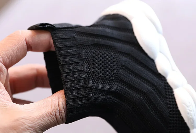 Children's Sneakers Spring Autumn Breathable Girls Causal High-top Socks Shoes Fashion Versatile Kids Causal Boys Running Shoes