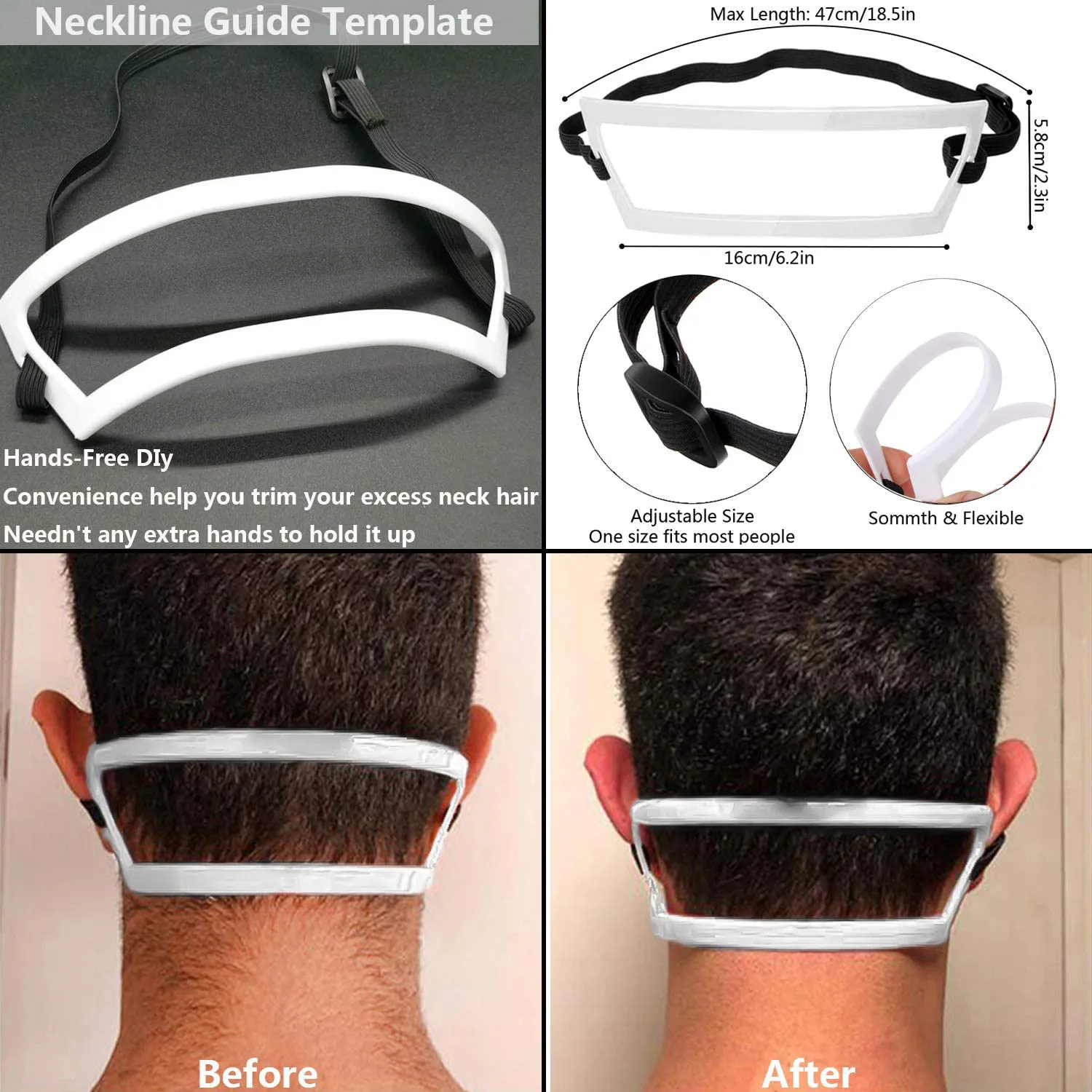 5/4Pcs Haircut Kit Beard Hair Goatee Neckline Shaving Template Hairline Beard Shaping Tool Hair Cutting Grooming Barber Supplies
