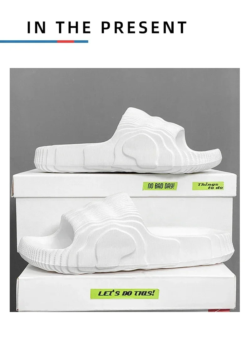New Summer Sneaker Slippers For Women Men Thick Bottom Platform Slides Soft EVA Hollow Unisex Sports Sandals Casual Beach Shoes