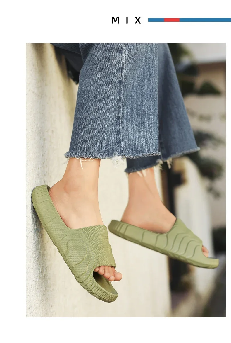 New Summer Sneaker Slippers For Women Men Thick Bottom Platform Slides Soft EVA Hollow Unisex Sports Sandals Casual Beach Shoes