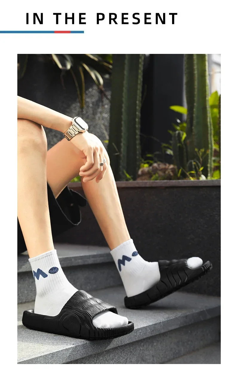 New Summer Sneaker Slippers For Women Men Thick Bottom Platform Slides Soft EVA Hollow Unisex Sports Sandals Casual Beach Shoes