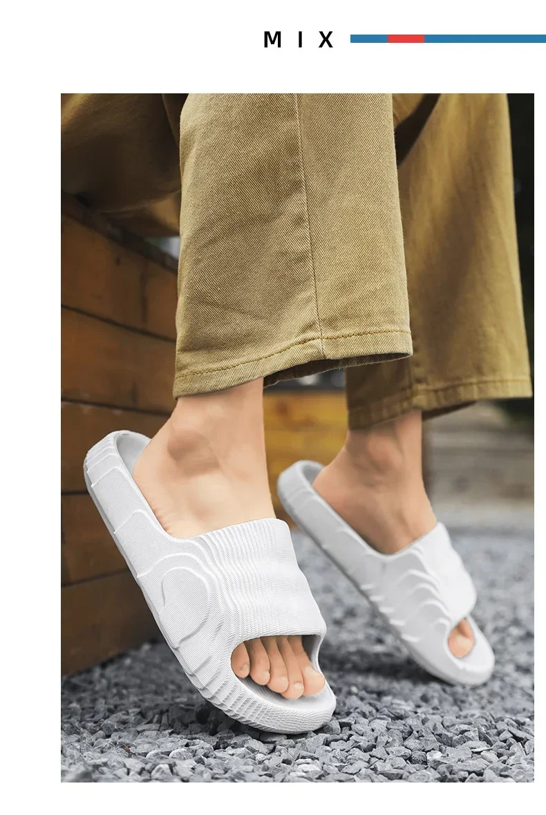 New Summer Sneaker Slippers For Women Men Thick Bottom Platform Slides Soft EVA Hollow Unisex Sports Sandals Casual Beach Shoes