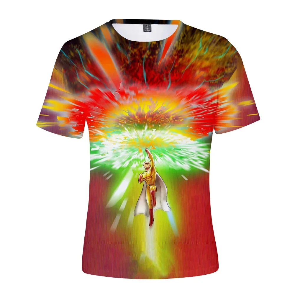 Anime One Punch Man Saitama Cosplay Clothing 3D Printed Men/Women T-shirts Summer Short sleeve Tee Kid Tops Oversized Streetwear